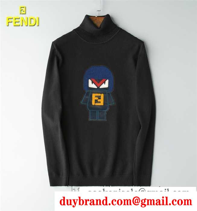 今年らしいトレンド感のある着こなし 2019秋冬の必需品 fendi プルオーバーパーカー 多色可選