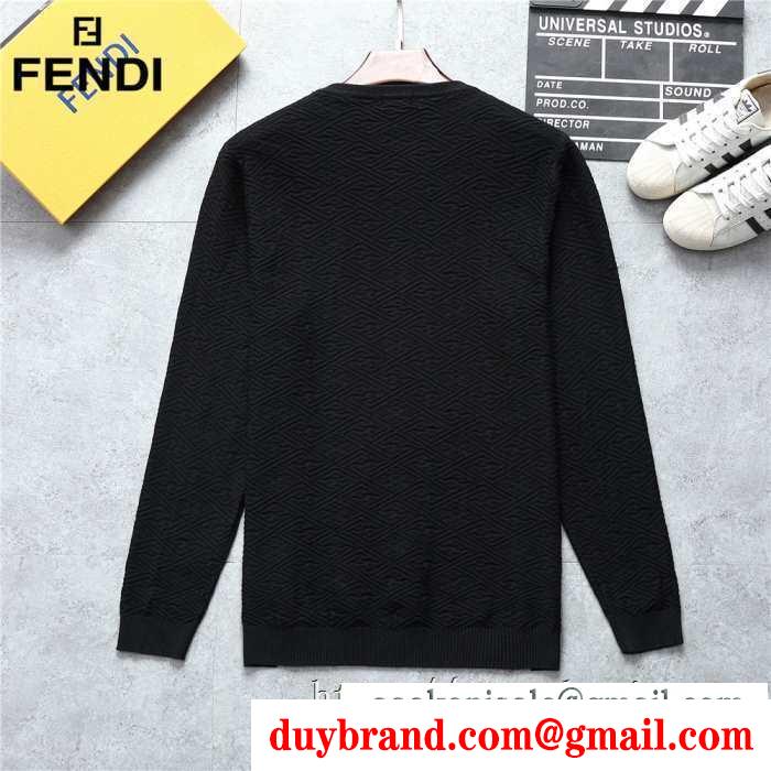 2019秋冬におしゃれな着こなし フェンディ fendi プルオーバーパーカー 3色可選 秋冬トレンド最前線