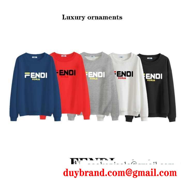真冬にもうまく着こなせる フェンディ fendi プルオーバーパーカー 多色可選 2019秋冬におすすめ着こなし