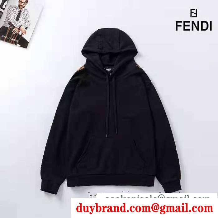 秋冬にきちんと感も漂うはスタイリング 2019秋冬におすすめ着こなし フェンディ fendi パーカー 2色可選