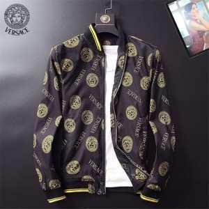 Versace Versace Blouson 2 Màu 2 Lựa chọn màu 2019 mặc quần áo phong cách vào mùa thu và mùa đông