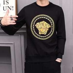 Pullover Parker 2019 mặc quần áo phong cách vào mùa thu và mùa đông. Phong cách Versace Versace_ Versace Versace_ Thương hiệu giá rẻ 