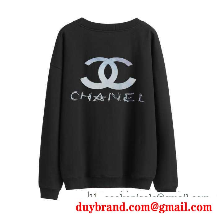 冬ファッションと相性抜群  chanel プルオーバーパーカー 多色可選 2019秋冬におしゃれな着こなし