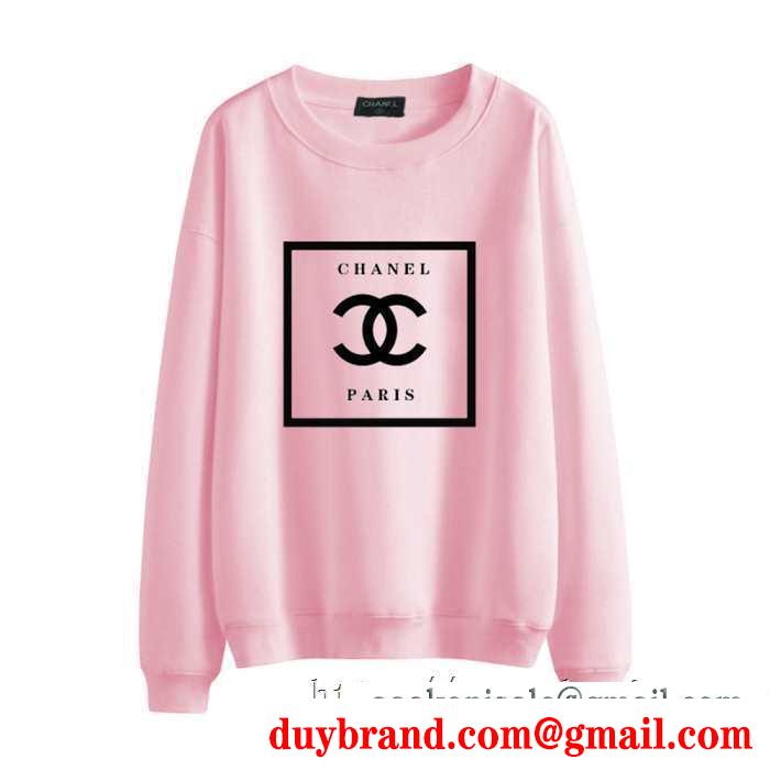 秋に着回しやすい 2019秋冬におしゃれな着こなし  chanel プルオーバーパーカー 多色可選