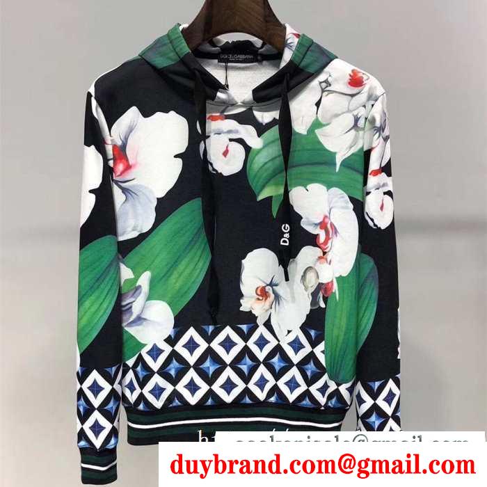 2019秋冬の必需品 ドルチェ＆ガッバーナ dolce&gabbana パーカー 冬のコーデも上品なイメージにしてくれる