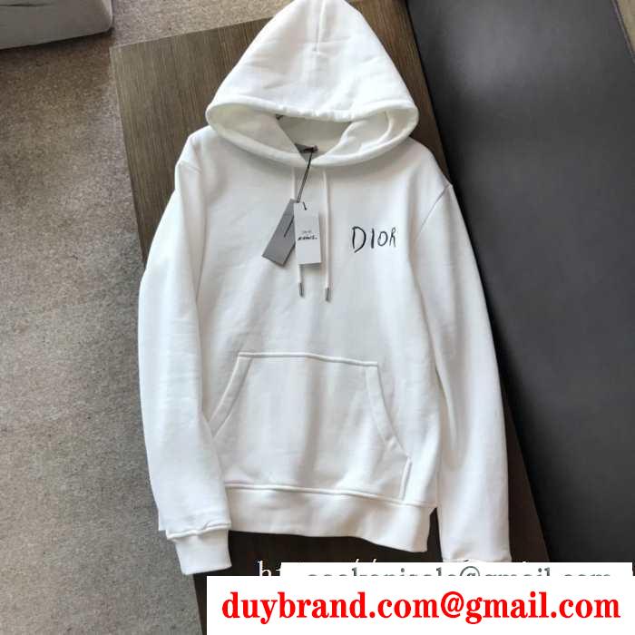 2色可選 パーカー ディオール dior 落ち着いた秋冬ファッションを楽しむ 2019年秋冬最新のトレンド