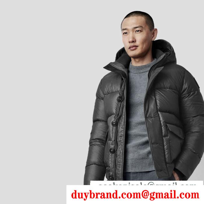 冬のコーデも上品なイメージにしてくれる  メンズ ダウンジャケット CANADA GOOSE 動きやすく楽チンなスタイル  カナダグース 3色可選 冬コーデの名脇役