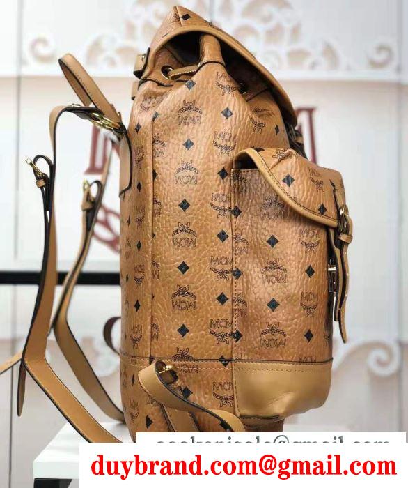 エムシーエム mcm リュック 3色可選 冬ファッションと相性抜群 2019秋冬におすすめ着こなし