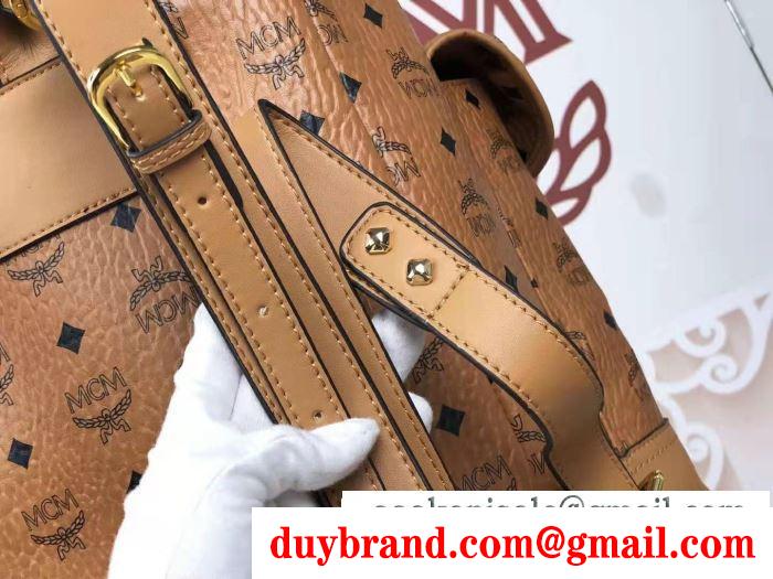 エムシーエム mcm リュック 3色可選 冬ファッションと相性抜群 2019秋冬におすすめ着こなし