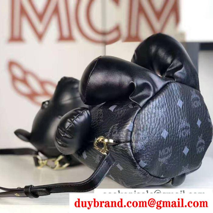 2019年秋冬最新のトレンド 秋冬ナチュラルコーデに大活躍 エムシーエム mcm リュック 4色可選