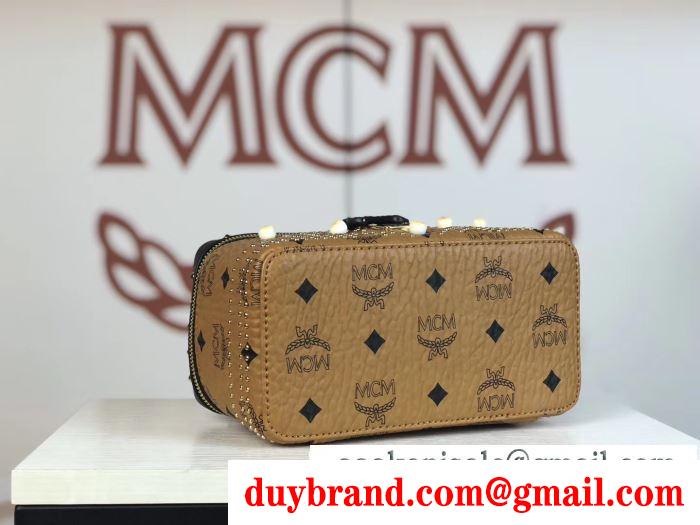 2019秋冬におすすめ着こなし エムシーエム mcm ハンドバッグ 4色可選 秋冬っぽいスタイルを作り出す