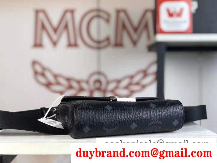落ち着いた秋冬ファッションを楽しむ 2019秋冬の必需品 エムシーエム mcm 斜め掛けバッグ 4色可選