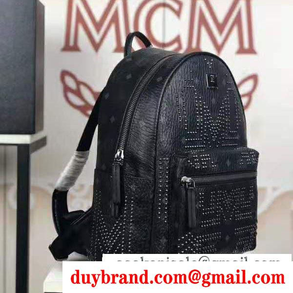 2019年秋冬最新のトレンド 冬で可愛くて楽チンな人気アイテム エムシーエム mcm リュック 多色可選