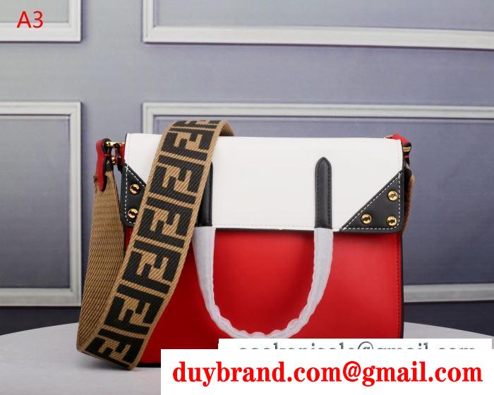 2019秋冬におしゃれな着こなしフェンディ fendi 斜め掛けバッグ 多色可選 冬ファッションの定番