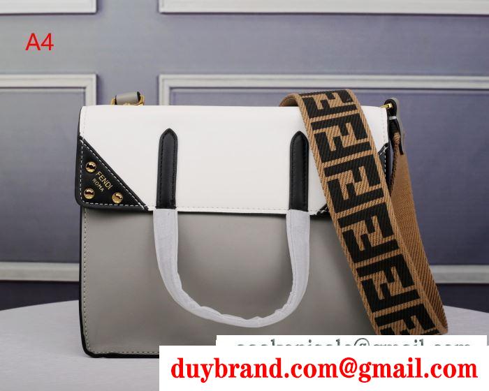 2019秋冬におしゃれな着こなしフェンディ fendi 斜め掛けバッグ 多色可選 冬ファッションの定番