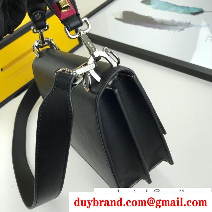 普段使いもオフィスもOK 2019秋冬におしゃれな着こなし フェンディ fendi ハンドバッグ 3色可選