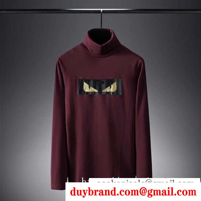 フェンディ fendi 長袖tシャツ 冬ファッションの定番 2019秋冬におしゃれな着こなし