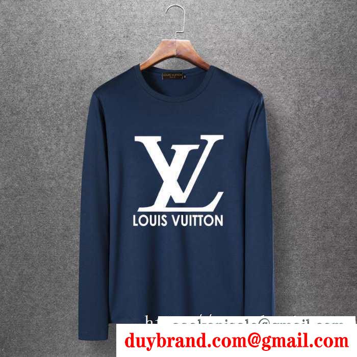 ルイ ヴィトン louis vuitton 長袖tシャツ 多色可選 2019秋冬におしゃれな着こなし 冬ファッションの定番