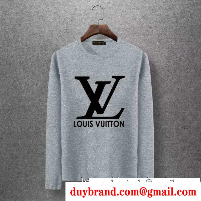 ルイ ヴィトン louis vuitton 長袖tシャツ 多色可選 2019秋冬におしゃれな着こなし 冬ファッションの定番