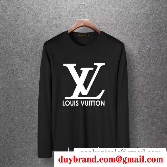 ルイ ヴィトン louis vuitton 長袖tシャツ 多色可選 2019秋冬におしゃれな着こなし 冬ファッションの定番