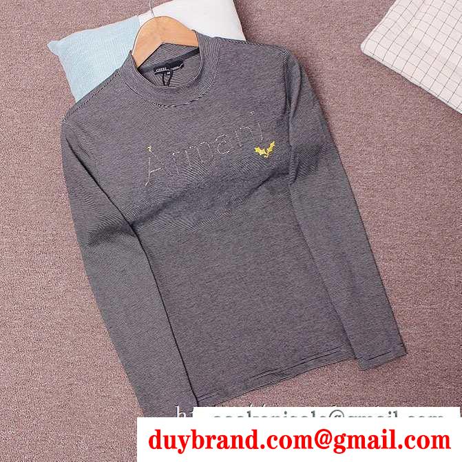アルマーニ armani 長袖tシャツ 2色可選 秋のこなれカジュアルを思う 2019秋冬におすすめ着こなし