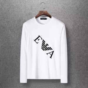 Armani Armani Long Sleeve T -shirt Lựa chọn nhiều màu 2019 được đề xuất vào mùa thu và mùa đông, mềm mại và ấm áp và thời trang