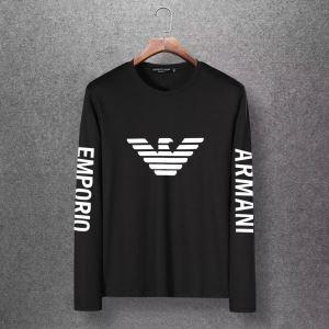 Armani Armani Long Sleeve t -shirt Multi -Molored Autumn / Winter cũng chỉ đạo thanh lịch 2019 được đề xuất vào mùa thu và mùa đông