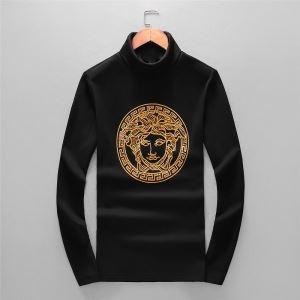 Versace Versace Long Sleeve T -shirt Thưởng thức Corde kết hợp với mùa thu / mùa đông 2019