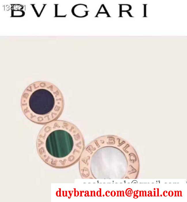 2色可選 冬ムードを盛り上げる ブルガリ BVLGARI 動きやすく楽チンなスタイル ピアス 秋冬の色味が叶える華やかコーデ 2色可選