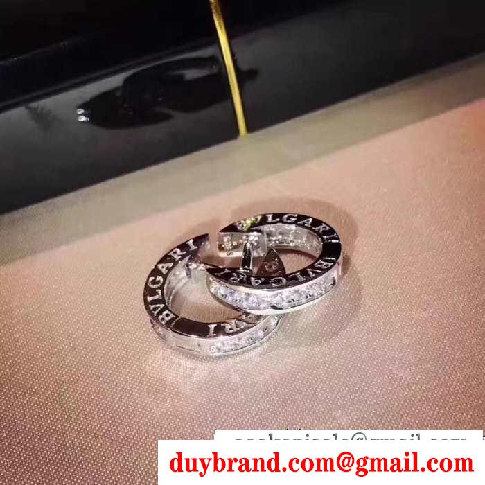 3色可選 落ち着いた秋冬の雰囲気に演出 ブルガリ BVLGARI 落ち着いた秋冬ファッションを楽しむ ピアス 普段使いもオフィスもOK