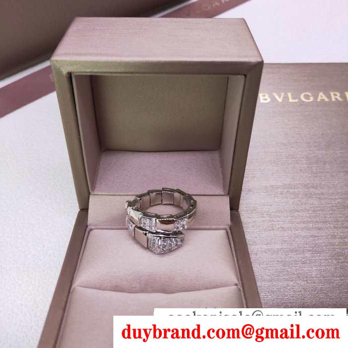 リング/指輪 華やかに魅せる秋冬コーデ ブルガリ 肌寒い季節に欠かせない bvlgari 季節を感じた秋冬ファッション 2色可選
