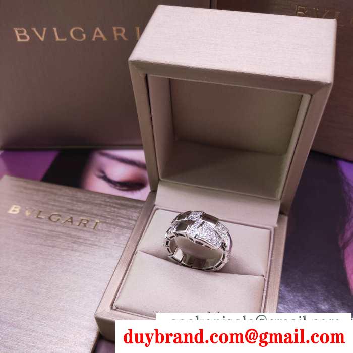 リング/指輪 華やかに魅せる秋冬コーデ ブルガリ 肌寒い季節に欠かせない bvlgari 季節を感じた秋冬ファッション 2色可選