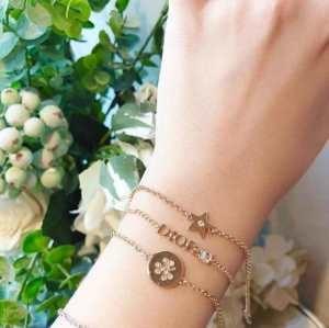 Easy -to -use dior dior dior corde corde dễ dàng -to -use vòng tay mùa thu / mùa đông corde
