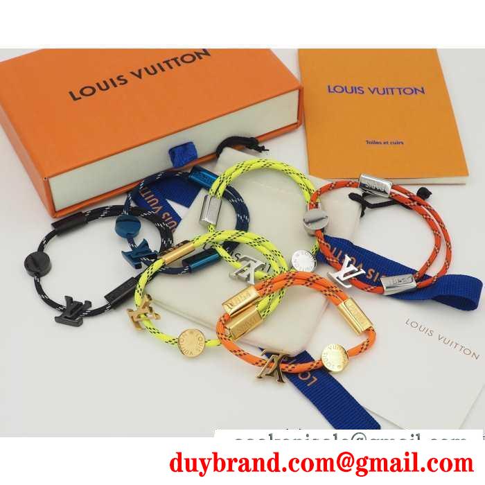 冬で可愛くて楽チンな人気アイテム ルイ ヴィトン louis vuitton 秋冬っぽいスタイルを作り出す ブレスレット 多色可選