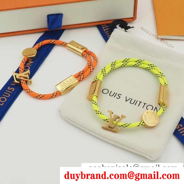 冬で可愛くて楽チンな人気アイテム ルイ ヴィトン louis vuitton 秋冬っぽいスタイルを作り出す ブレスレット 多色可選
