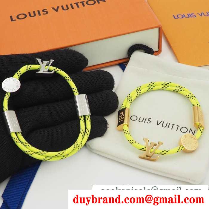 冬で可愛くて楽チンな人気アイテム ルイ ヴィトン louis vuitton 秋冬っぽいスタイルを作り出す ブレスレット 多色可選