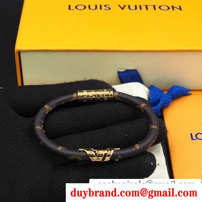 秋のおしゃれをもっと楽しめる ルイ ヴィトン 4色可選 秋のこなれカジュアルを思う louis vuitton ブレスレット