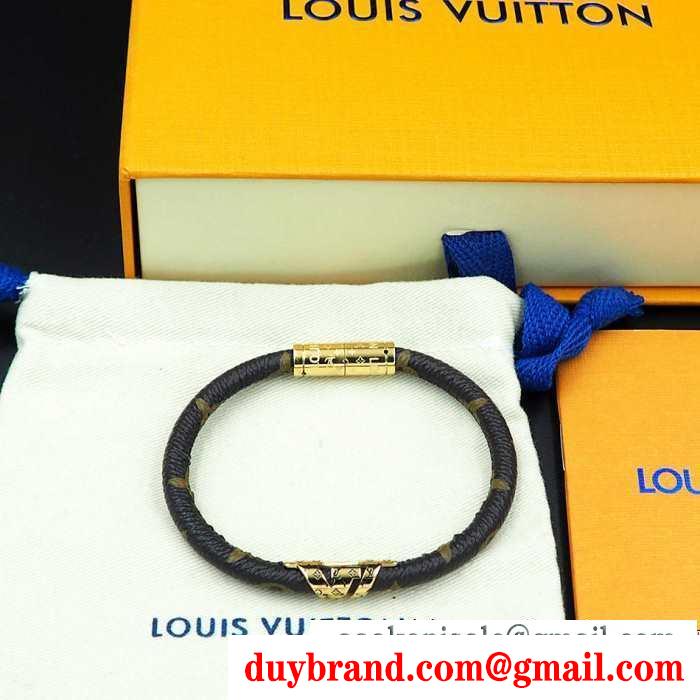 秋のおしゃれをもっと楽しめる ルイ ヴィトン 4色可選 秋のこなれカジュアルを思う louis vuitton ブレスレット