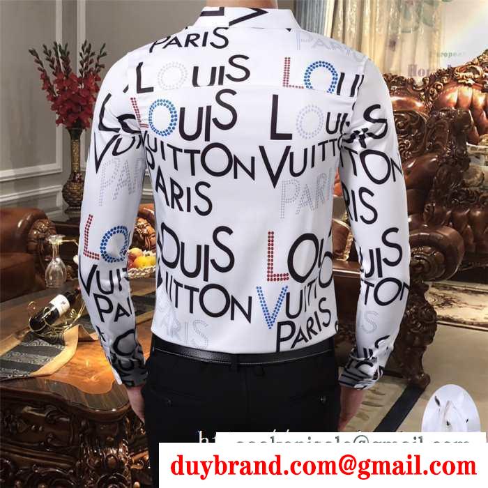 ふんわりまとって暖かお洒落 ルイ ヴィトン louis vuitton シャツ 2色可選 2019秋冬におすすめ着こなし
