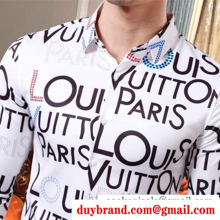 ふんわりまとって暖かお洒落 ルイ ヴィトン louis vuitton シャツ 2色可選 2019秋冬におすすめ着こなし