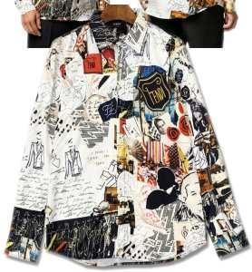 Fendi Fendi Fendi Shirt 2019 Mùa thu / Mùa đông Essential _ Fendi Fendi_ Thương hiệu giá rẻ 