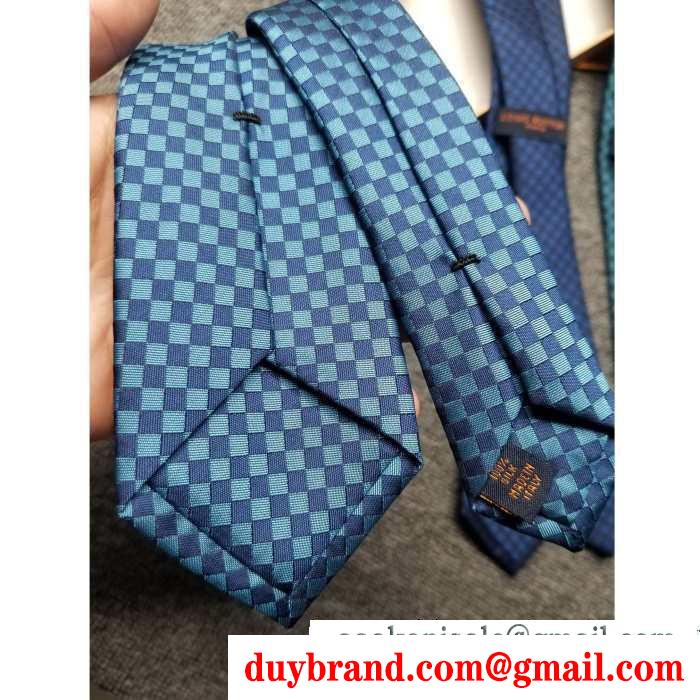 2019秋冬におすすめ着こなし ルイ ヴィトン 3色可選 louis vuitton ネクタイ秋冬っぽいおしゃれを楽しめる