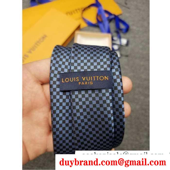 4色可選 2019秋冬の必需品 ルイ ヴィトン louis vuitton ネクタイこの秋トレンドに合わせる着こなし