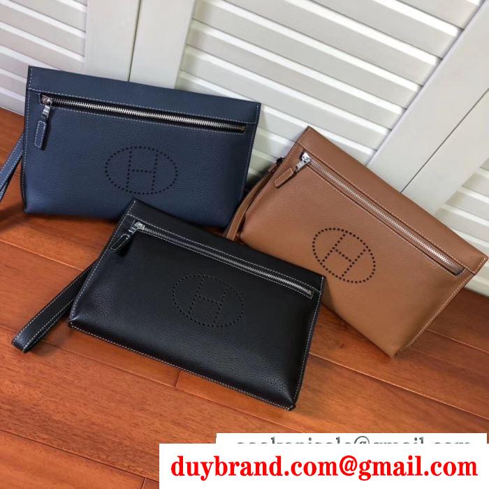 ポーチ  ナチュラルコーデに使いやすい エルメス hermes ふんわりまとって暖かお洒落 3色可選 ほっこりと温かみのある雰囲気に