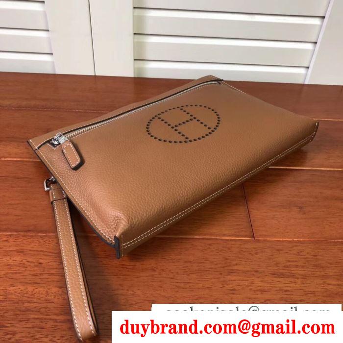 ポーチ  ナチュラルコーデに使いやすい エルメス hermes ふんわりまとって暖かお洒落 3色可選 ほっこりと温かみのある雰囲気に