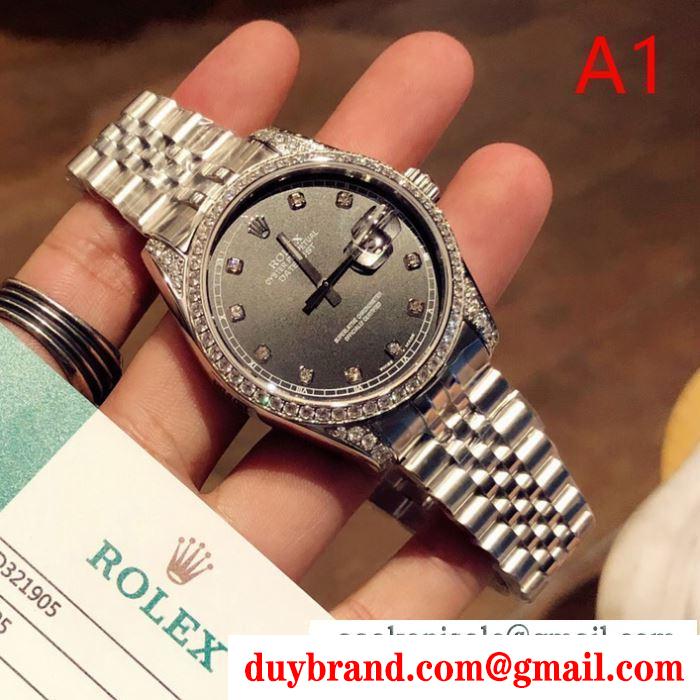 2019秋冬の必需品 4色選択可 ロレックス rolex 腕時計 秋冬らしい落ち着いた雰囲気も演出