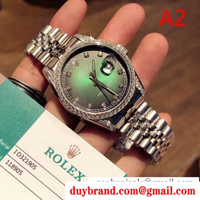 2019秋冬の必需品 4色選択可 ロレックス rolex 腕時計 秋冬らしい落ち着いた雰囲気も演出
