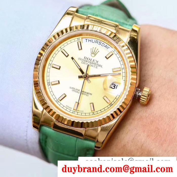 ロレックス rolex 腕時計 2色選択可 2019秋冬の必需品 秋冬の色味が叶える華やかコーデ