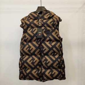 Fendi mùa thu / mùa đông giản dị cổ điển Fendi Fall / Winter Color một cách sinh động màu áo Down Đàn ông Mùa thu / Mùa đông Thưởng thức Corde kết hợp với mùa thu / mùa đông