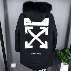Thiết kế Off-White Off-White 2 Color 2 Color Lựa chọn mùa thu / mùa đông và mùa đông mùa thu và mùa đông và mùa đông có xu hướng trở thành một chiếc áo khoác của nam giới thời thượng